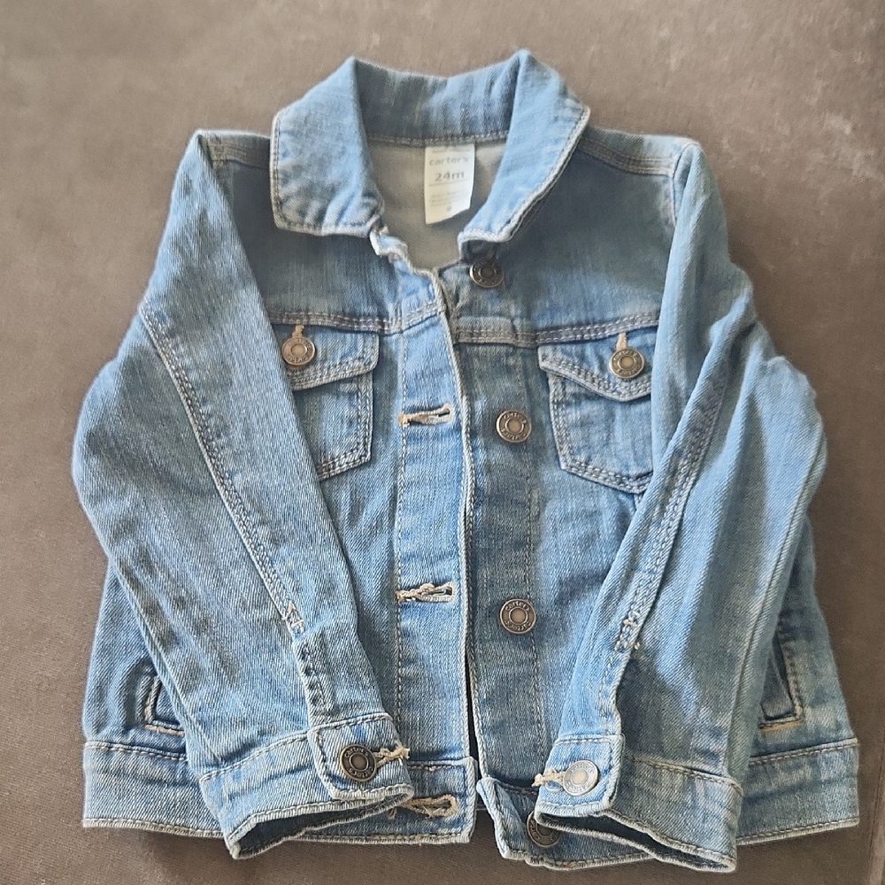 Carter's Light Blue Jean Jacket for Kids